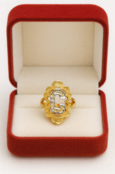 Gold Plated Ring -158 (Rhodium)